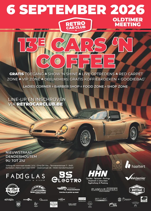 06/09/2026: Retro Car Club -Cars & Coffee